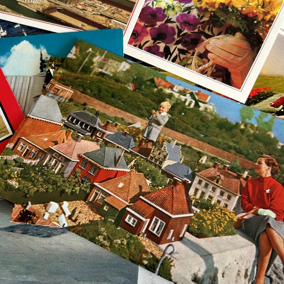 Vintage Postcards Travel Lot 83 Cards From Various Countries Junk Journals Craft - Picture 2 of 10